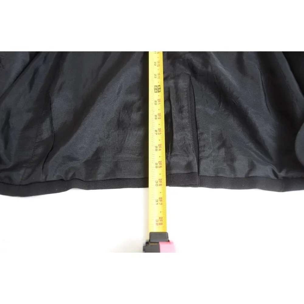 VTG Clifford&Wills Women's PLUS Size 20W Black WOOL Blend Blazer Business Casual - Picture 8 of 9